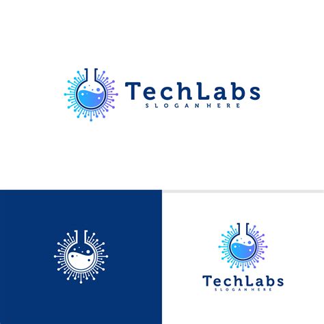 Tech Lab logo template, Creative Lab logo design vector, Tech logo