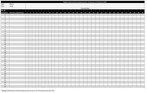 Listas De Asistencia Ejemplos Formatos Tecnogeek