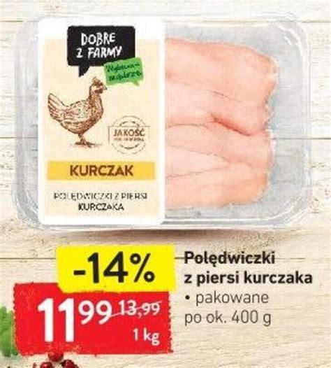 Promocja Pol Dwiczki Z Piersi Kurczaka Kg W Intermarche