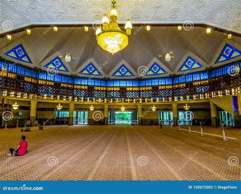 National Mosque Of Malaysia Masjid Negara Kuala Lumpur Malaysia Stock