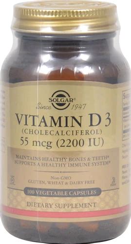 Comprar Solgar Vitamin D Cholecalciferol Iu Vegetable