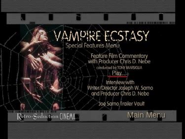 Vampire Ecstasy Blu Ray Marie Forså