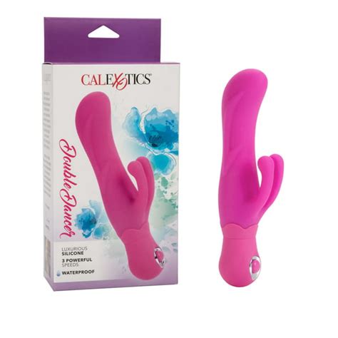 Calexotics Double Dancer 3 Speed Luxury Silicone Vibrator Pink