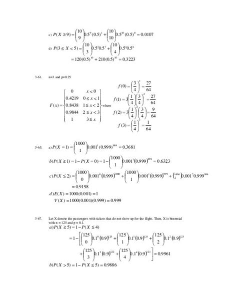 Applied Statistics And Probability For Engineers Solution Pdf