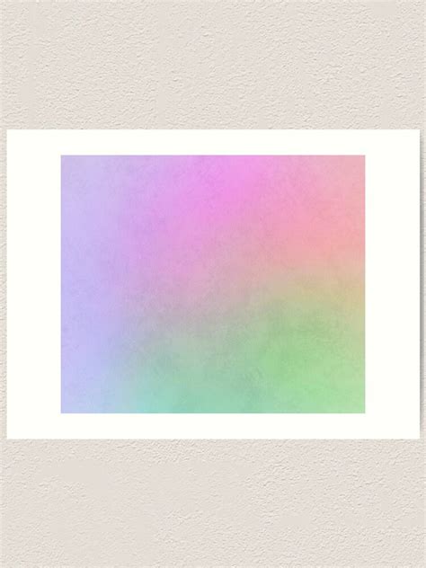 "Pastel Watercolor Rainbow Aesthetic" Art Print for Sale by ...