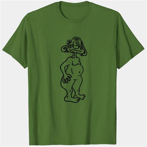 Old Opa Naked Man Ugly Disgusting Monster Horror H T Shirt