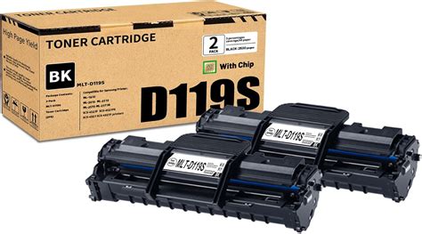 Amazon Pack Mlt D S Toner Cartridge Compatible For Samsung Ml