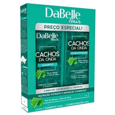 Dabelle Hair Kit Shampoo E Condicionador Cachos Da Onda Super Primavera