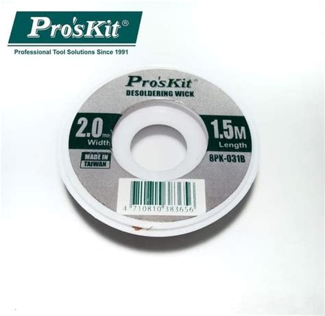 Jual PROSKIT 8PK 031B 2015 SOLDER WICK PEMBERSIH MATA SOLDER ORIGINAL