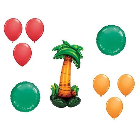 Loonballoon Inch Airloonz Palm Tree Air Fill Balloon Medium Shape