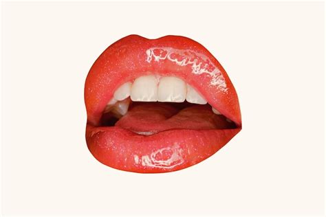 Premium Photo Greeting With A Smile Botox Treatment Sexy Lips Sexy