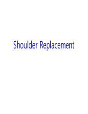 Comprehensive Guide To Shoulder Replacement Surgery Course Hero