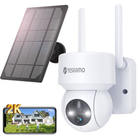 Mua Yeskamo K Solar Surveillance Camera Outdoor Battery Wifi Outdoor