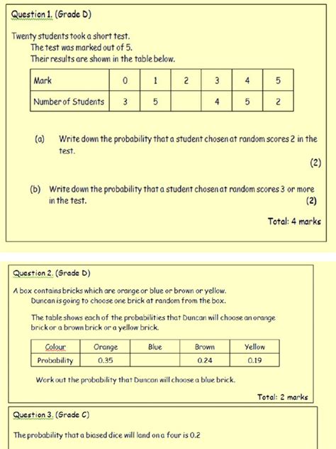 Probability Tree Diagrams | PDF | Teaching Mathematics