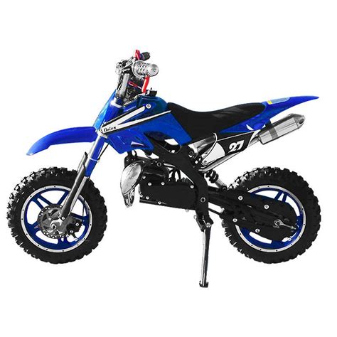 Mini Moto Cross Enfant Enduro 49cc Bleu