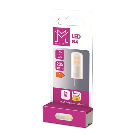 Ampoule Led W G Ww V Mode De Vie Bricorama