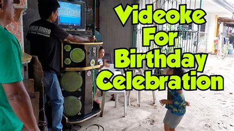 Videoke Setup For Birthdays Celebration Youtube