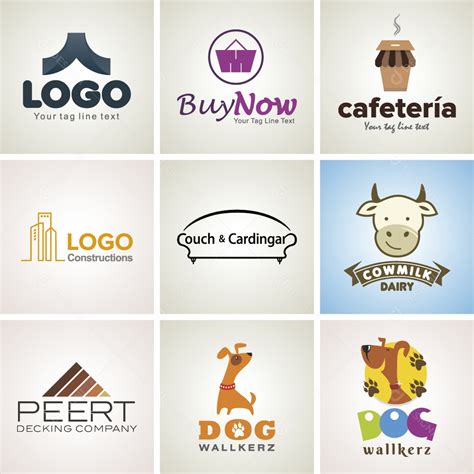 Conjunto de Logos Ilustração Vetor EPS download Designi