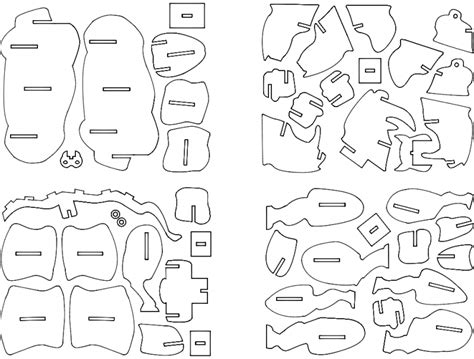 3d Puzzle Dxf Files