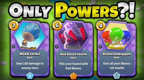 Only Powers Bloons Card Storm YouTube