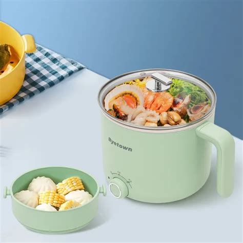 MULTIFUNCTION MINI RICE Cooker Corded Electric Ceramic Crystal 1 3