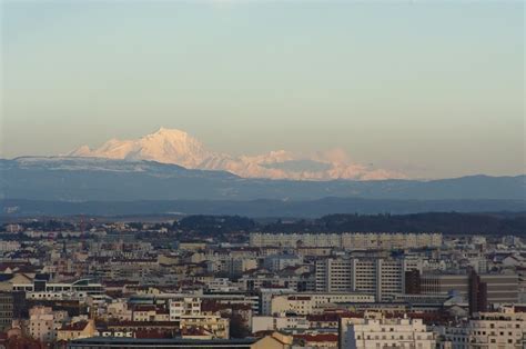 Le Mont Blanc Vue De Lyon Genevieveromier Flickr