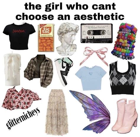 The „the Girl Who Cant Choose An Aesthetic…“ Starterpack R