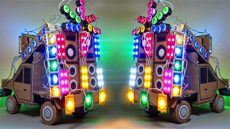 Durga Puja Navratri Dj Mini Truck Dj Light Big Dj Truck Loading