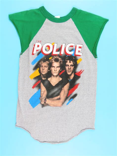 1983 The Police Synchronicity Cut Sleeve Tour T Shirt 5 Star Vintage