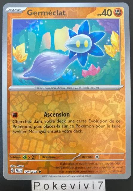 CARTE POKEMON GERMECLAT 124 193 REVERSE EV2 Ecarlate Et Violet PAL FR