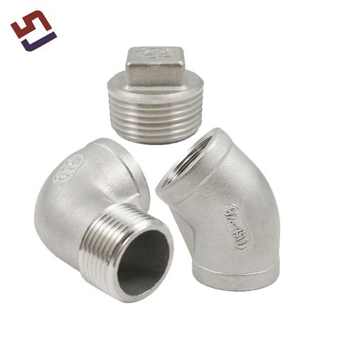 Customized Stainless Steel Reducing Tees 304 316 Bsp NPT G BSPT Female