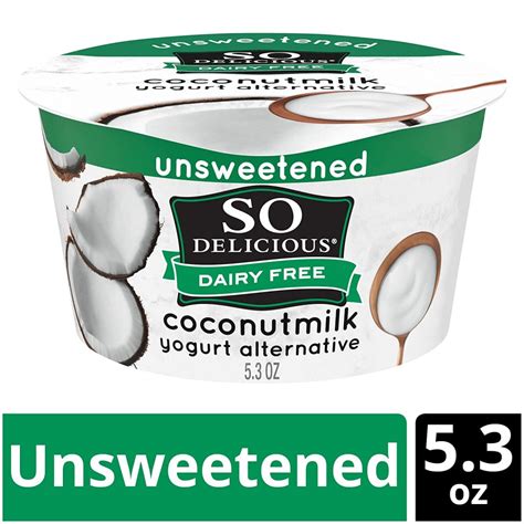 So Delicious Dairy Free Unsweetened Vanilla Coconut Milk Yogurt