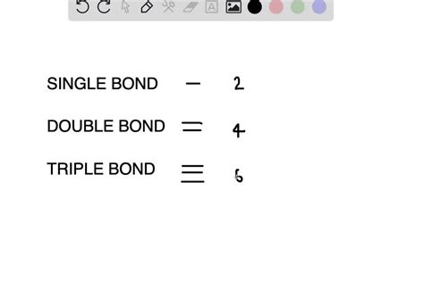 Solvedwhat Is A A Single Bond B A Double Bond C A Triple Bond