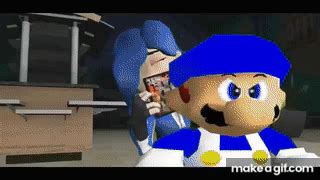 SMG4 Mario laughter clip on Make a GIF