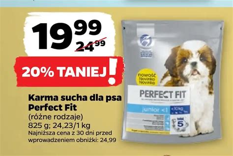 Promocja Karma Sucha Dla Psa Perfect Fit W Netto