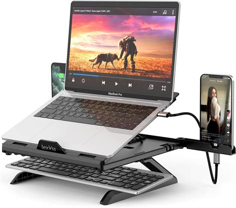 Dual Phone Holder Laptop Stand, Ergonomic Adjustable Saudi Arabia | Ubuy