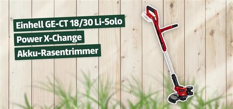 Einhell Ge Ct Li Solo Power X Change Akku Rasentrimmer