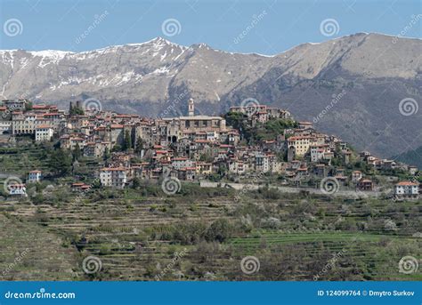 Triora Ancient Village Province Of Imperia Italy Stock Photo