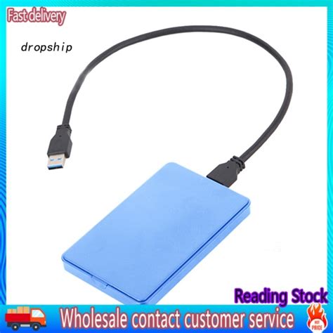 Dro กล่องเคสฮาร์ดดิสก์ภายนอก Usb 30 Sata ความคมชัดสูง Shopee Thailand