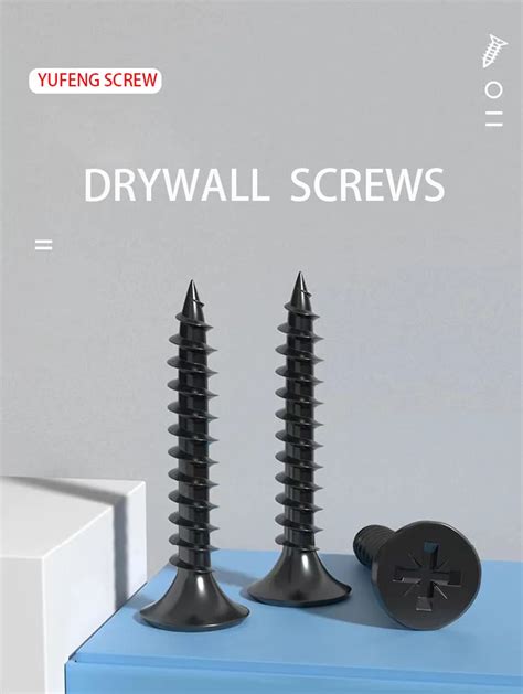 High Quality Black Phosphated Galvanized Drywall Screw For Wood Buy