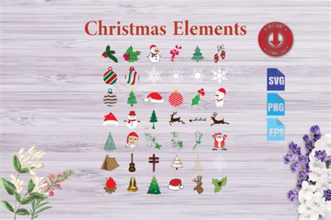 Christmas Elements Ball Bundle Svg Vol 2 Graphic By Digital Art Shop 61