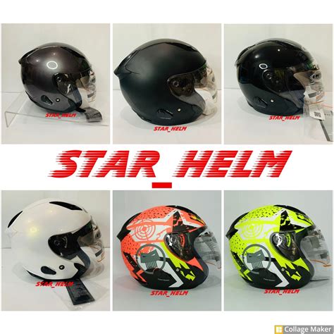 Jual Helm Half Face INK Metro 100 Original Shopee Indonesia