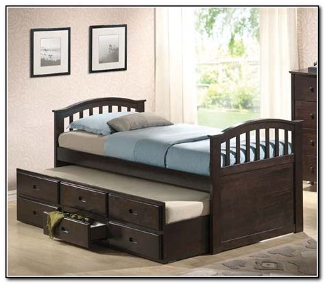 Wooden Trundle Bed Frame - Beds : Home Design Ideas #8anGNE1PgR4340