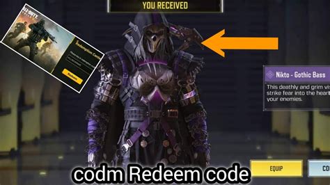 New Working Redeem Code Codm Cod Mobile Redeem Code Call Of