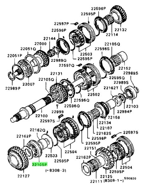 Buy Genuine Mitsubishi Md Bearing M T Main Shaft Prices Fast