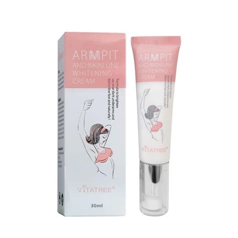 Kem khử thâm nách vùng bikini ml Armpit and Bikini Line Whitening Cream Vitatree Shopee