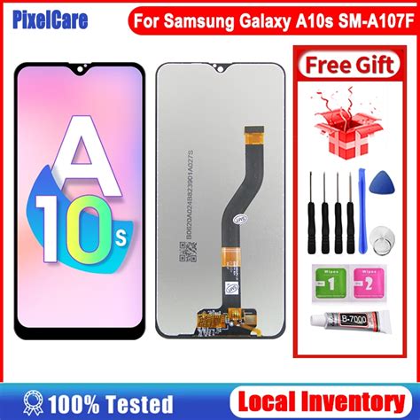 Original LCD With Frame For Samsung Galaxy A10s SM-A107F, SM-A107M LCD ...