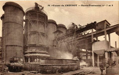 Le Creusot Haut Fourneaux France Au Creusot Cartorum