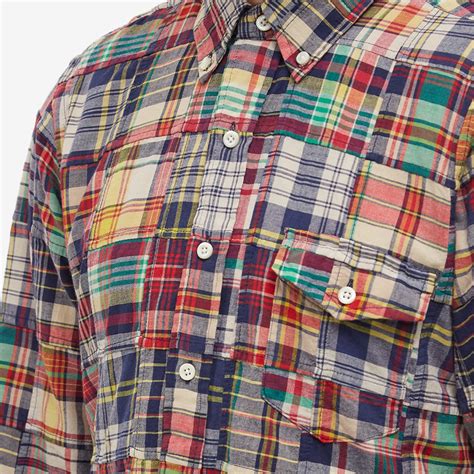 Polo Ralph Lauren Madras Patchwork Shirt Madras Patchwork End