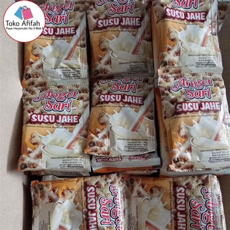 Jual Susu Jahe Anget Sari Sachet 28 Gr 1 Renceng 10 Sachet Shopee